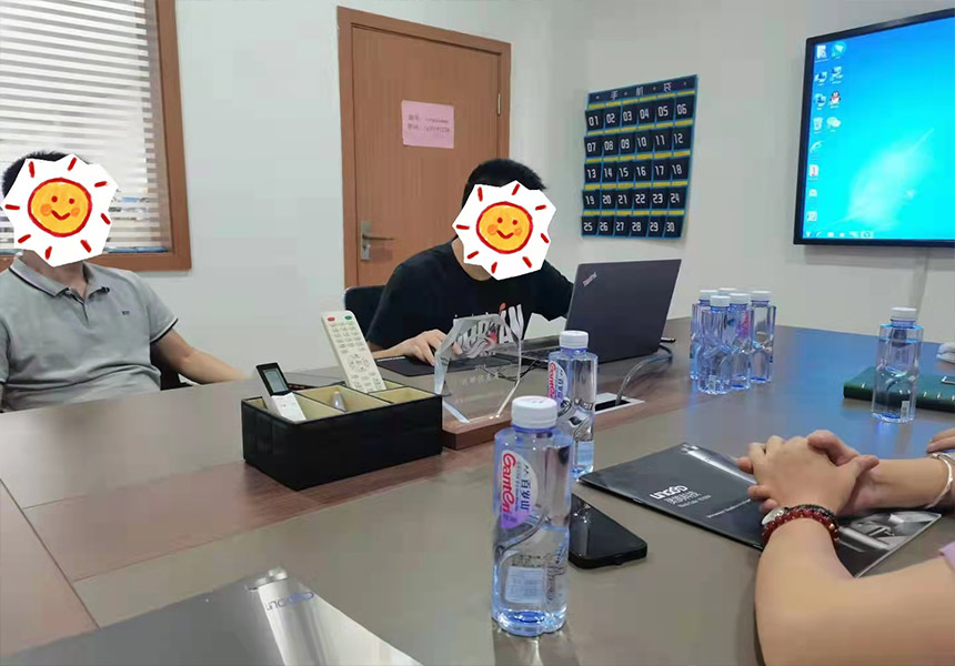 勃俊自動化與靈鴿洽談業(yè)務